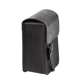 MCS, full leather sissy bar bag. Black TOURING LUGGAGE Mcs