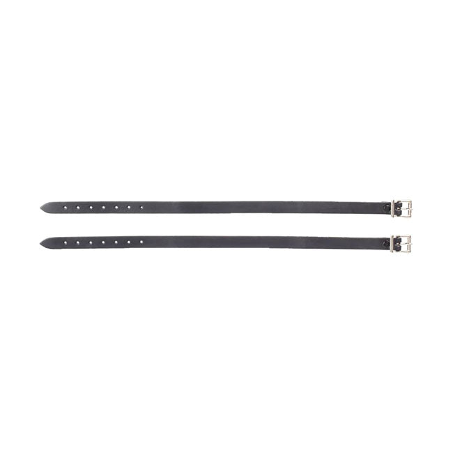 MCS, full leather sissy bar bag. Black TOURING LUGGAGE Mcs