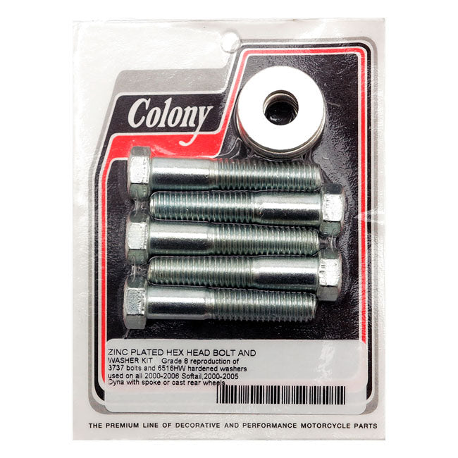 Colony, head bolt & washer kit. Zinc plated HEAD BOLTS Colony