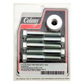 Colony, wheel pulley bolt & washer kit. Zinc plated HEAD BOLTS Colony