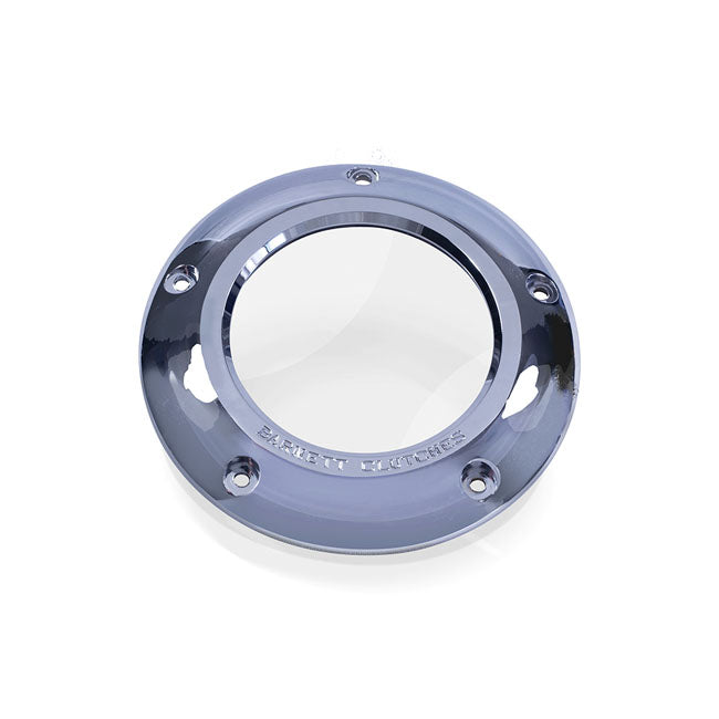 Barnett Cover Derby Clear Chrome M8 Softail Derby Cover Barnett