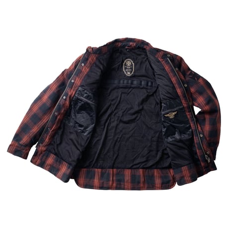 WCC Austin Kevlar Riding Shirt, Red/Black Shirt West Coast Choppers