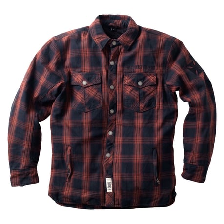 WCC Austin Kevlar Riding Shirt, Red/Black Shirt West Coast Choppers