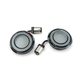 Kuryakyn, Tracer LED front turn signal insert set smoke lens TURN SIGNALS Kuryakyn