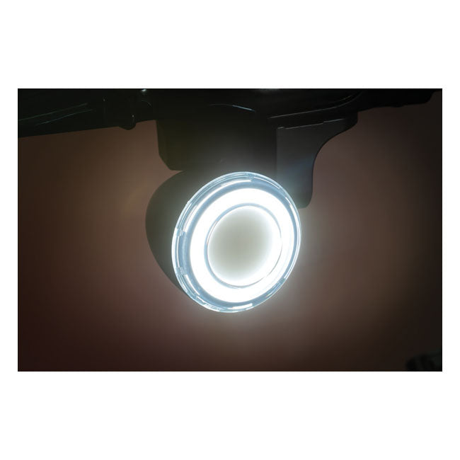Kuryakyn, Tracer LED front turn signal insert set smoke lens TURN SIGNALS Kuryakyn