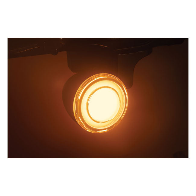 Kuryakyn, Tracer LED front turn signal insert set smoke lens TURN SIGNALS Kuryakyn