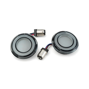 Kuryakyn, Rear tracer LED turn signal insert set. smoke lens TURN SIGNALS Kuryakyn