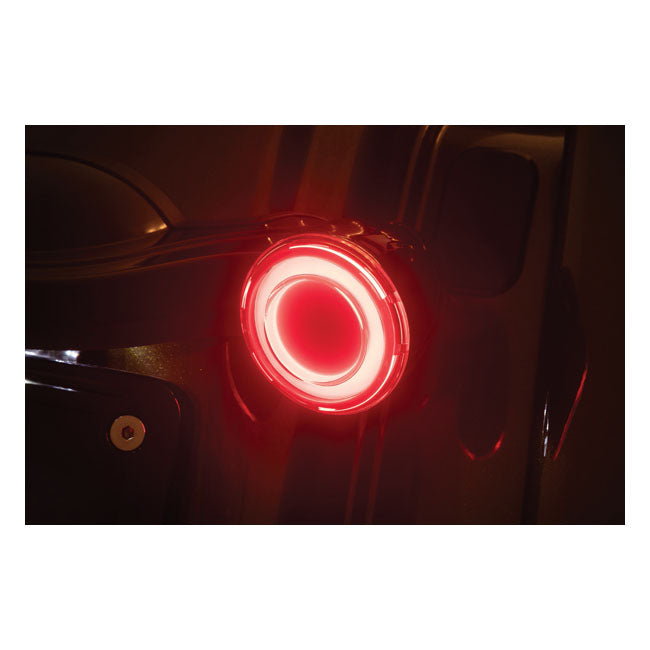 Kuryakyn, Rear tracer LED turn signal insert set. smoke lens TURN SIGNALS Kuryakyn