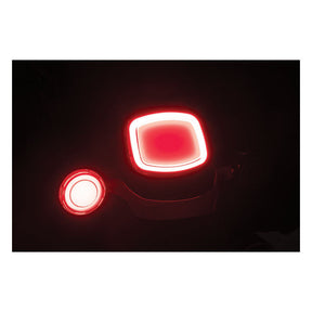 Kuryakyn, Rear tracer LED turn signal insert set. smoke lens TURN SIGNALS Kuryakyn