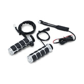 Kuryakyn, Heated ISO grips. Chrome GRIPS HEATERS Kuryakyn