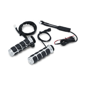 Kuryakyn, Heated ISO grips. Chrome GRIPS HEATERS Kuryakyn