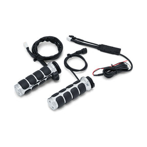 Kuryakyn, Heated ISO grips. Chrome GRIPS HEATERS Kuryakyn