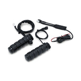 Kuryakyn, Heated ISO grips. Gloss black GRIPS HEATERS Kuryakyn