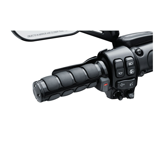 Kuryakyn, Heated ISO grips. Gloss black GRIPS HEATERS Kuryakyn