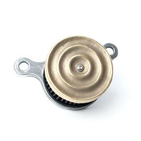 Wannabe Choppers, WannaSucker ''Wave'' air cleaner. Brass Air Cleaner Wannabe Choppers