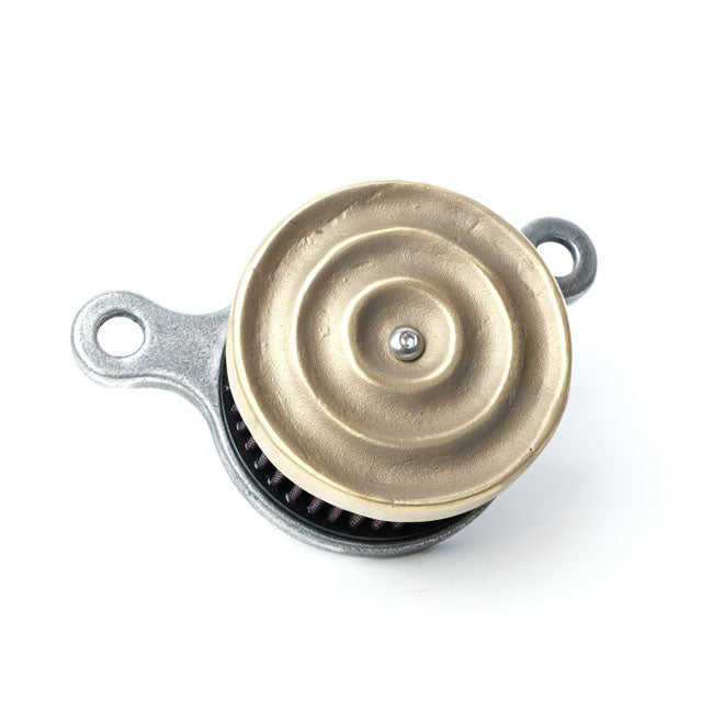 Wannabe Choppers, WannaSucker ''Wave'' air cleaner. Brass Air Cleaner Wannabe Choppers