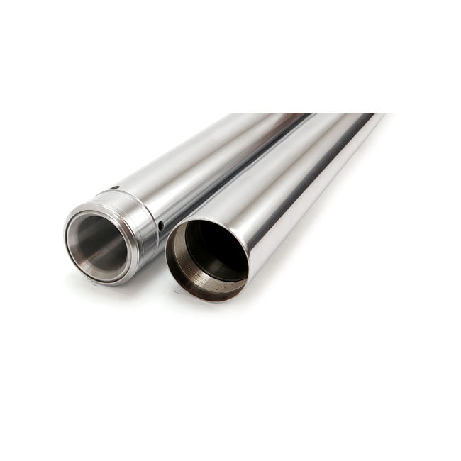 CC Eng. 49mm fork tubes std, hard chrome. 23-7/8" FORK TUBES Custom Cycle Engineering