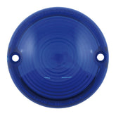 Chris Products, replacement flat-lens T/S lens. Blue TURN SIGNALS LENSES Chris Products