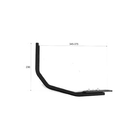 Westland Customs, behind tire license plate holder. Black LICENSE PLATE BRACKETS Westland Customs