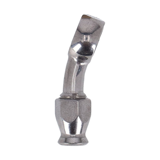 Goodridge, 7/16" (11mm) banjo fitting 20 degree bend. SS BANJO BOLTS Goodridge