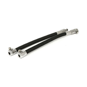 Goodridge, QD fuel crossover line black braided textile Fuel Line Goodridge