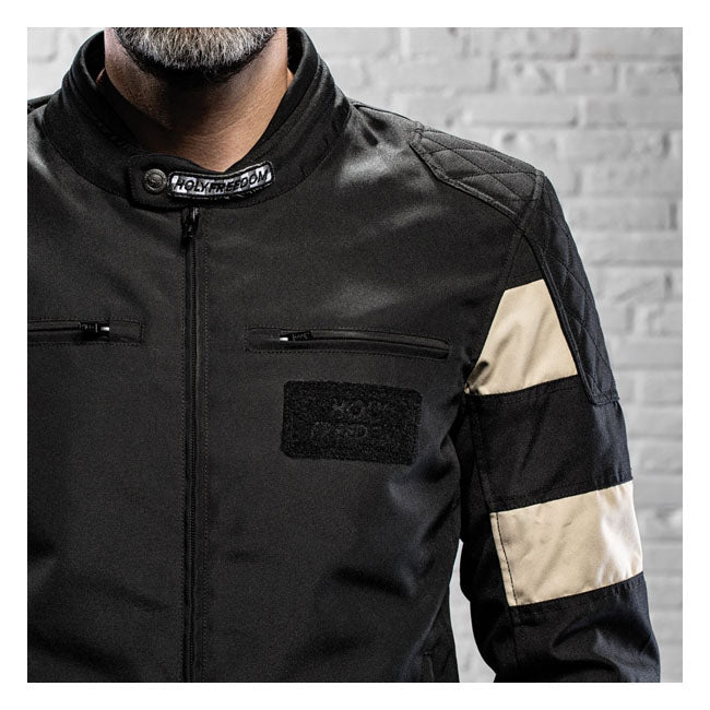 Holy Freedom Prison Jacket Black/Off White Jackets Male Holy Freedom