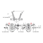Nut, Crankpin. L81 98 Xl Crankpins Mcs