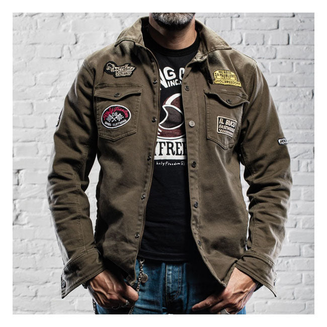 Holy Freedom Lieutenant jacket military green JACKETS MALE Holy Freedom