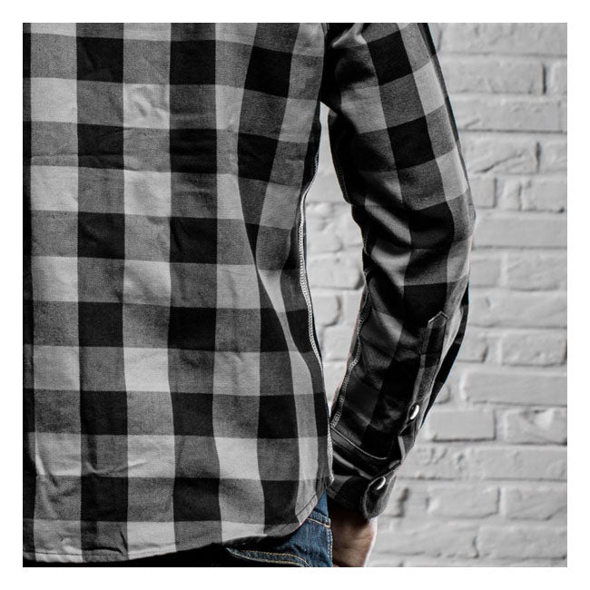 Holy Freedom Jessie James Flannel shirt grey/black SHIRTS Holy Freedom