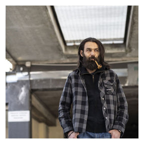 Holy Freedom Jessie James Flannel shirt grey/black SHIRTS Holy Freedom
