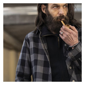 Holy Freedom Jessie James Flannel shirt grey/black SHIRTS Holy Freedom