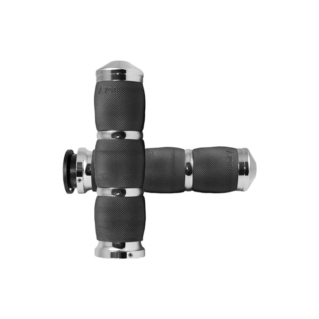 Avon air cushioned grips, chrome GRIPS Avon Grips