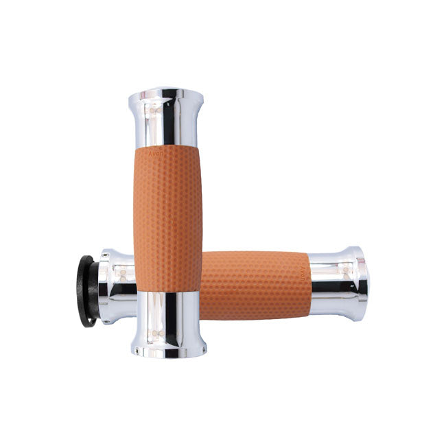 Avon gel grips chrome tan GRIPS Avon Grips