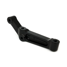 PM, Radial mount caliper bracket. Black, left front BRAKE CALIPER BRACKETS Performance Machine