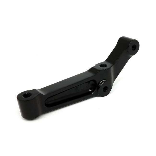 PM, Radial mount caliper bracket. Black, right front BRAKE CALIPER BRACKETS Performance Machine