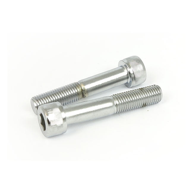 PM, Caliper to bracket mount bolt kit, 11.5". Chrome BRAKE CALIPER BOLTS Performance Machine