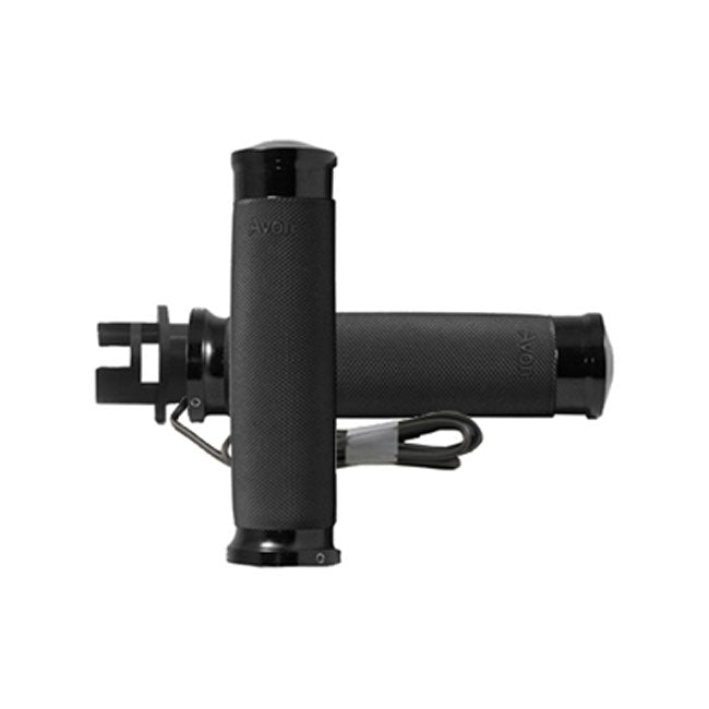 Avon Custom Contour grips, heated, black anodized GRIPS Avon Grips
