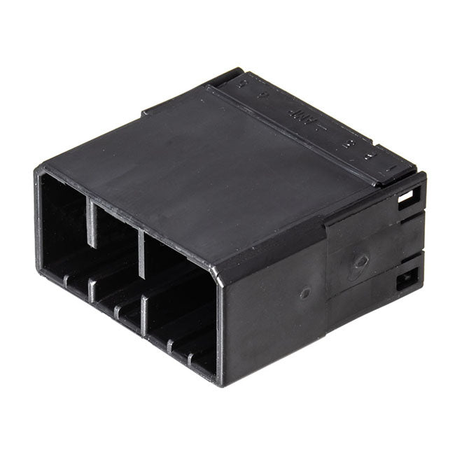 NAMZ, AMP Multilock connector. Black, receptacle, 12-pins AMP CONNECTOR RECEPTACLES Namz