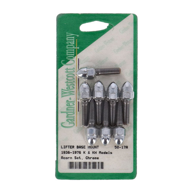 Gw, Tappet Block Mount Kit. Acorn, Chrome Tappet Block Mount Kits Gardner Westcott