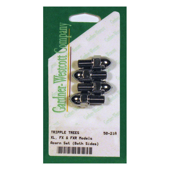 Triple Tree Side Bolt Set. Acorn Nut Triple Trees Misc Gardner Westcott
