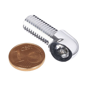 Motogadget, mo.blaze tens5 front position light. Polished TURN SIGNALS Motogadget