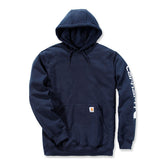 Carhartt Sleeve Logo hoodie new navy HOODIES Carhartt