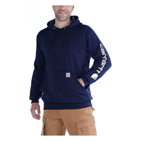 Carhartt Sleeve Logo hoodie new navy HOODIES Carhartt