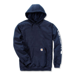 Carhartt Sleeve Logo hoodie new navy HOODIES Carhartt