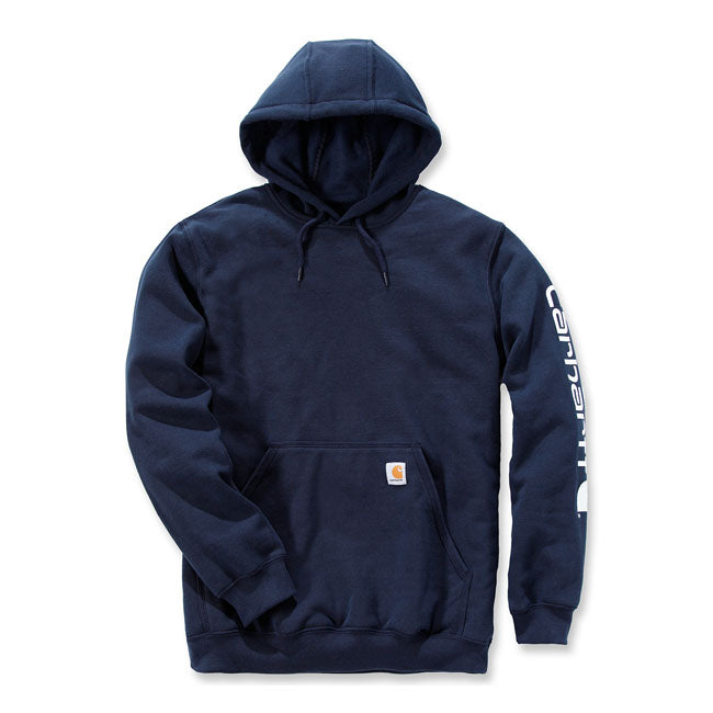 Carhartt Sleeve Logo hoodie new navy HOODIES Carhartt