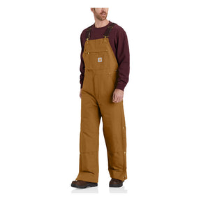 Carhartt Duck insulated bib overall carhartt brown OVERALLS Carhartt