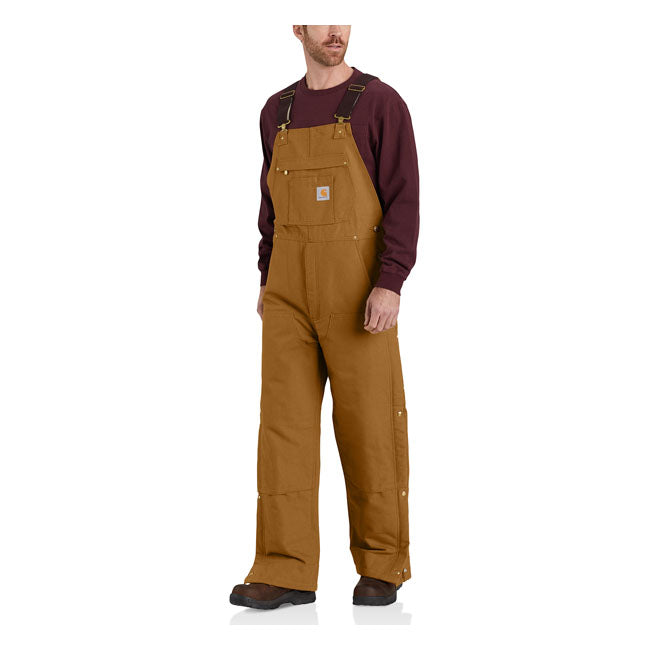 Carhartt Duck insulated bib overall carhartt brown OVERALLS Carhartt
