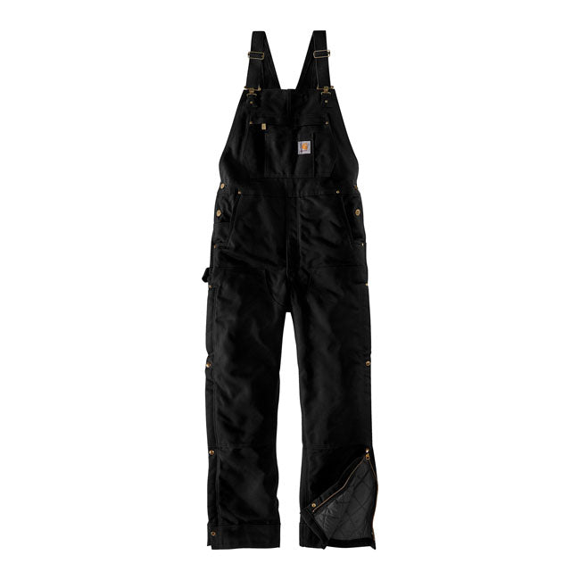 *2 WEEKS EXTRA TRANSIT TIME* Carhartt Duck insulated bib overall black OVERALLS Carhartt
