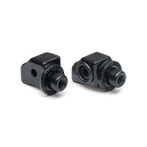 Kuryakyn, Splined peg adapters rear. Satin black FOOTPEGS MOUNTS Kuryakyn