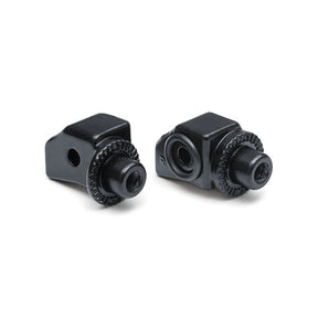Kuryakyn, Splined peg adapters rear. Satin black FOOTPEGS MOUNTS Kuryakyn